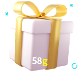 Receba seus bônus de boas-vindas no 58g