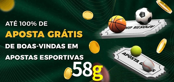 58g Ate 100% de Aposta Gratis